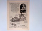 1925 Antique Print Ad Pyrex Dishes Platter Etc Christmas Good Housekeeping Dec