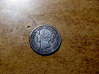 1872 Canada 5 Cent Coin - Victoria - Canadian  925 Silver Five Cent R2