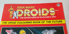 Vintage 1987 Star Wars Droids R2-d2   C3po Cartoon Coloring Book Unused 
