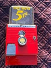 Vintage 1940 s Northwestern Hot Nuts Heated 5 Cents Vending Machine
