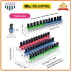 3 Tier Acrylic Nail Polish Organizer Rack Clear Display Stand Holds 36 Bottles