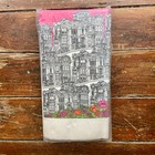 Nos Vintage Cost Plus Party Dinner Paper Napkins San Francisco Painted Ladies