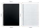 Reusable Sticker Book - Clear Or Black - 30 Double Sided Pages - You Choose 