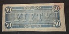 1864 Confederate States Of America  Note   50 00 Dollar  4 Series