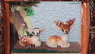Vintage Deer Diorama Souvenir From Bryce Canyon Utah