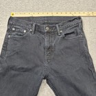 Levi   s 510 Mens 30x32 Black Skinny Fit Stretch Jeans Slim Tapered 5 Pocket