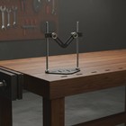 V-shaped Wheel Stand Effortless Rotation Adjustable Height Material Support