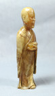 Nice  Hand  Carved  Chinese  Shou-shan  Stone  Louhan  Figure