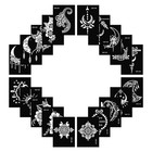 20 Sheets Temporary Tattoo Stencil Kit  Tattoo Templates For Real Tattoos Mehndi
