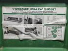 Greenlee 859-4 Pvc Plug Set 2   2 5   4   5   6  Lot Of 9 Plugs In Case 