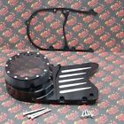 Billet Aluminum Stator Sprocket Cover Yamaha Banshee   Clear Window - Black