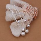 925 Sterling Silver Drop Dangle Chandelier Hook Earrings L11