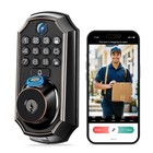 Arpha Smart Security Fingerprint Door Lock Pw Unlock Camera Wifi Doorbell knobs
