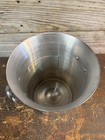 Silver Metal Round Ice Bucket Champagne wine Cooler W  Handles 8  H 9  Dia