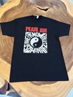 Pearl Jam Yin Yang T-shirt Large Black Red White Eddie Vedder Concert Band Tee