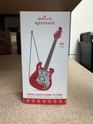 2017 Hallmark Keepsake Santa Claus Is Comin  To Town Guitar Christmas Ornament