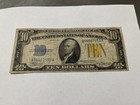 1934 A  10 North Africa Silver Certificate Ten Dollars Yellow Seal Wwii 1934a