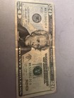 Series 2013 us Twenty Dollar Bill  20 Federal Reserve Note Cerial Number Bleed