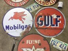 Gulf Gasoline Metal Sign Garage Vintage Style Oil Bar Pub 11 5    Man Cave Shop