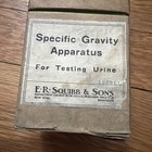 E r  Squibb   Sons Specific Gravity Apparatus For Testing Urine Kit Antique