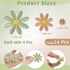 Lyrow 24 Pcs 3 Sizes 0 47 Inch  1 18 1 57 Brown  Green  Beige