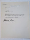 Senator Howard Baker 8 X 10 Signed Photo And Letter   Magazine Cover Only