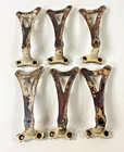 Antique Emerson Ceiling Fan Blade Brackets 32   6  Oe 20s Usa Cast Iron 35661
