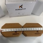 Cork Yoga Blocks  set Of 2  Kingfit Fitness Mobility Stretching Exercise Wellnes