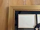 Multi-opening Navy Military Matting Double Mat   Coin Fits Frame 12    X 19   