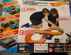 Hot Wheels Track Set Slot Car 9 3 Feet Scale Speed 450 Mph 2 Turbo Boosters