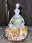 Bathing Beauty Lady Pin Cushion Half Doll Figurine Porcelain  Art Deco Germany
