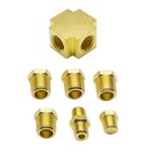 Glowshift 1 8-27 Npt Pressure Temperature Gauge Sensor Sender T-fitting Adapter