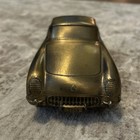 1953 Chevy Corvette Banthrico Metal Coin Bank Car Moving Wheels  Vintage 1974
