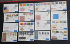 Great Britain United Kingdom Qeii 54 First Day Covers Lot Vf  1970s - 1980s