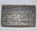Antique 14pt Atf Franklin Gothic Black Letterpress Lead Type Set Typeface 10  Lb