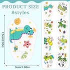 Timgle 40 Pcs Kids Eye Patches Cute Dinosaur Adhesive Light Blocking Fun    