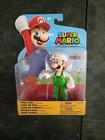 4  Luigi Super Mario 4-pk World Of Nintendo Jakks Cat Fire Ice