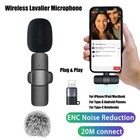 Mini Professional Wireless Lavalier Microphone For Iphone  Ipad  Android Phones