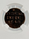 1840 S N e  Indies 1 4 Stuiver - Willem I - Ngc Genuine Spice Islands