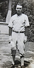 Antique 1923 Vintage Baseball Player In Uniform Cap In Hand