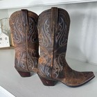 Ariat Women   s Western Boots Size 8 5b Brown Leather Cowgirl Boots Classic Stitch