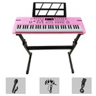 61 Key Digital Music Piano Keyboard - Portable Electronic Instrument W Stand Pk