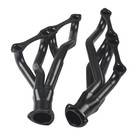 Black Ss Exhaust Headers For Chevy Small Block Sb V8 262 265 283 305 327 350 400
