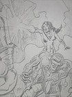 Earl Norem Comic Book Art Original Storyboard Page Vintage Dc Marvel Sci-fi X1 1