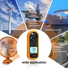 Anemometer Handheld  Light Weight Digital Wind Speed Meter  Wind Speed Temper