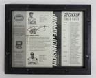 Jimmie Johnson   48 Nascar  Autographed Hero Card  Framed 8x10