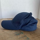 Plain Navy Blue Hat Stretch Athletic Adult Size L xl Fitted Baseball Cap