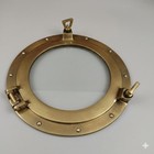12   Brass Porthole Window Nautical Maritime Wall D  cor     Ship Porthole     Vintag