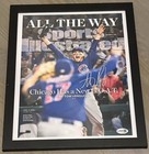 Anthony Rizzo Auto Signed Sports Illustrated Cover Framed Jsa Cubs World Series
