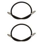  2  New 1 4  X 38  High Pressure Hydraulic Hoses For Western Plows 55020 4424